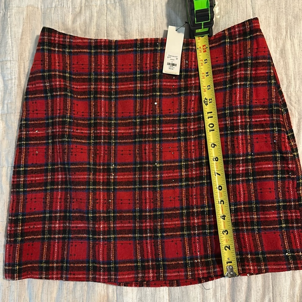Francesca's NWT Super Cute Holiday Skirt
